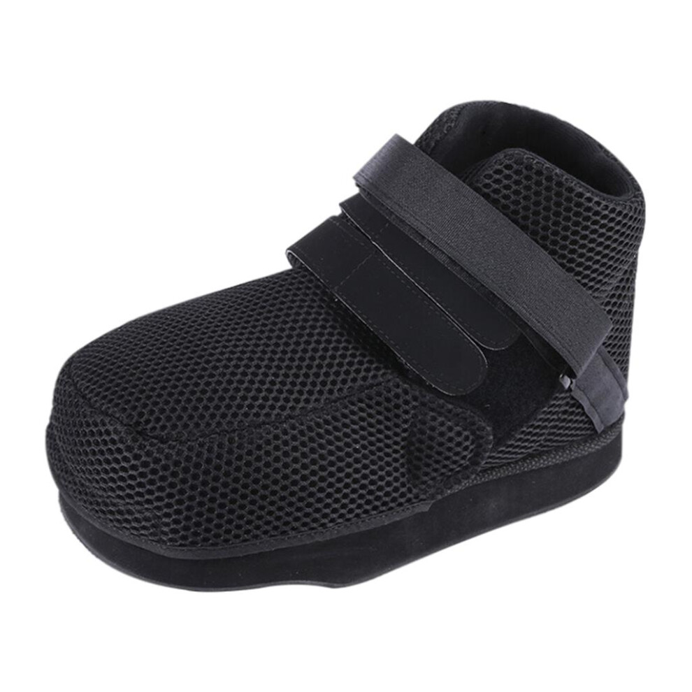 Black Post Surgical Boot Shoe Orthopedic Fracture Support L