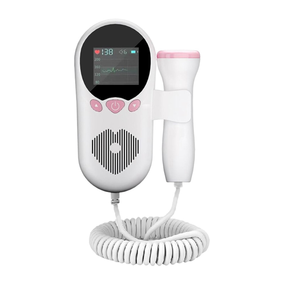 Baby Fetal Heartbeat Monitor Detector for Pregnant  Colorful Curve Dis
