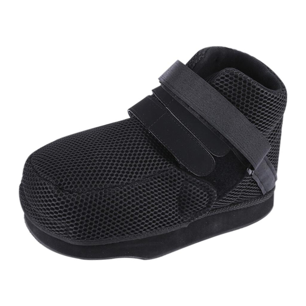 Black Post Surgical Boot Shoe Orthopedic Fracture Support S
