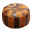 Handmade Boho Moroccan Pouf Cover Unfilled Multi Color Brown 1