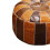 Handmade Boho Moroccan Pouf Cover Unfilled Multi Color Brown 3