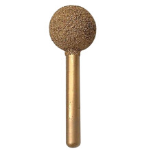 Round Ball Shape Diamond Grinding Head Drill Bits Rotary Tools 16mm 46