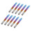 Blue Coated Flat Bottom PCB engraving bits 60 degrees 0.1mm 2