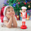 Nutcracker Christmas Decorations Lighted Nutcracker Soldier Tabletop Ornaments Lighted Collectible for Christmas B 5