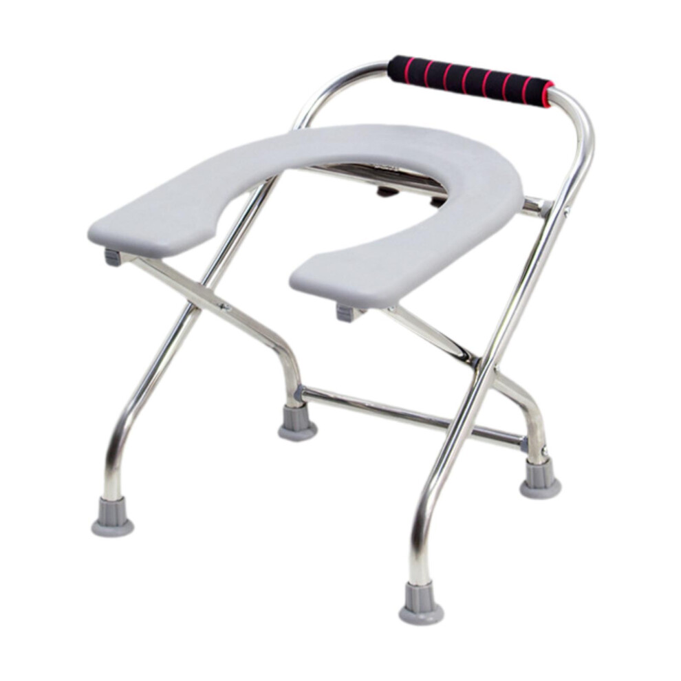 Foldable Toilet Seat Comfortable Portable Squat Toilet Stool Elderly S