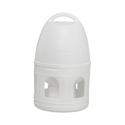 Bird Water Drinker Parakeet Chicken Dove Feeder with Hanging Handle Wh
