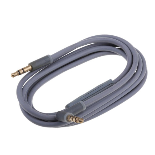 Replacement Audio Cable with Mic for Beats by Dr. Dre Headphone gray 1