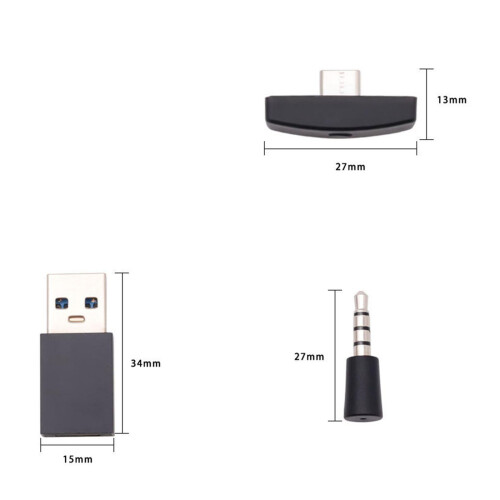 Bluetooth 5.0 Audio Adapter Dongle for Switch for PS4/PS5 PC OTG Adapt 1