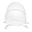 Net for Stroller Long Lasting for Strollers Cradles  Zipper white 2