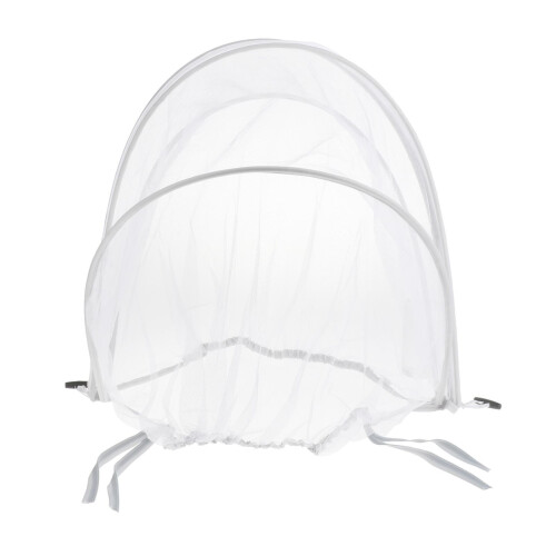 Net for Stroller Long Lasting for Strollers Cradles  Zipper white 1