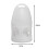 Bird Water Drinker Parakeet Chicken Dove Feeder with Hanging Handle Wh 2
