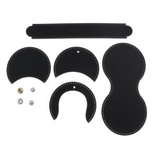 Leather Coin Purse Making Craft Kit Black