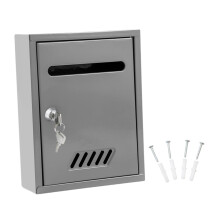 Wall Mount Mailbox Large Locking Mail Box for Home Decoration House Ex