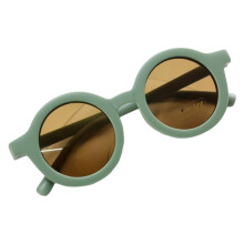 Retro Kids Sunglasses Cute Round Toddler Glasses for Toddler Infant Be