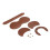 Leather Coin Purse Making Craft Kit Brown 2