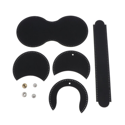 Leather Coin Purse Making Craft Kit Black 1