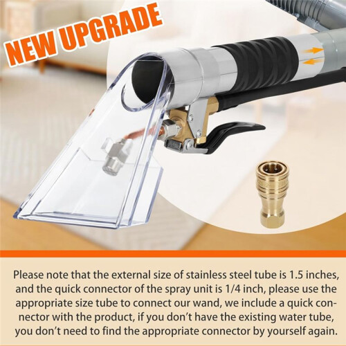Multi-Functional Steam Spray Suction  with 1/4in Quick Disconnect Coupler Valve for  Mytee Vacuum Extractors 2