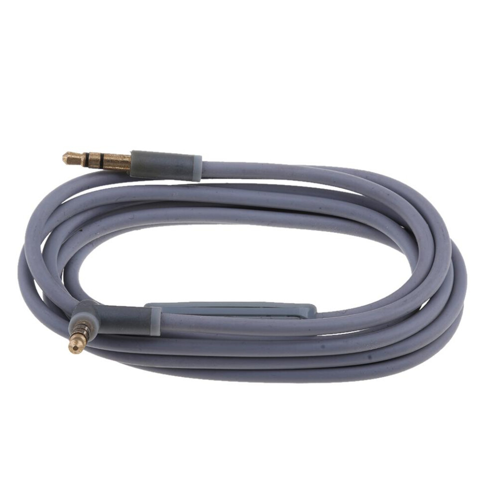 Replacement Audio Cable With Mic For Beats By Dr. Dre Headphone Gray 6902696620668