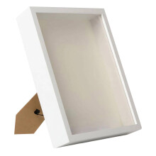 Wood DIY Shadow Box Frame Dried Flower Display Case for Flower Tickets