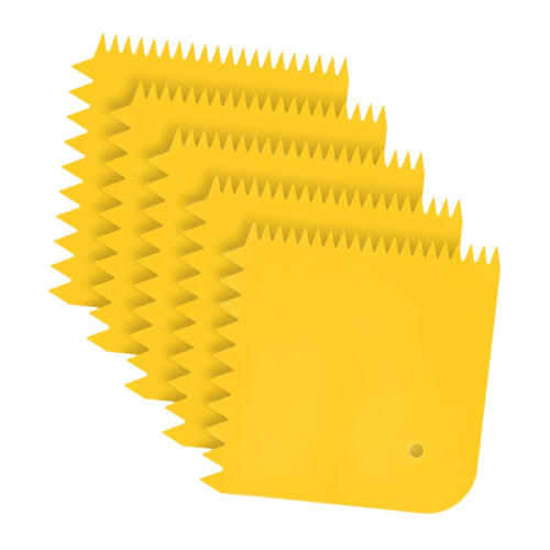 5x Adhesive Spreader Reusable Trowel for Polyester Resin Putty Applyin