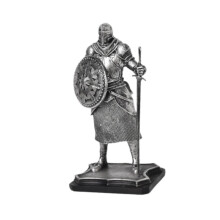 Knight Sculpture Tabletop Ornament for Bookshelf Table Centerpiece Fir