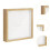 Wooden DIY Shadow Box Frame Square 5cm Deep for Flower Handicrafts DIY 2