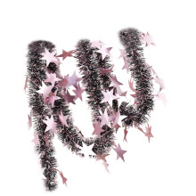 Christmas Tinsel Garland Strip New Year Railing Fireplace DIY Stair Or