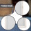 Window Screen Mesh Home Office with Mount Hardware Tool Magnetic Flap 2