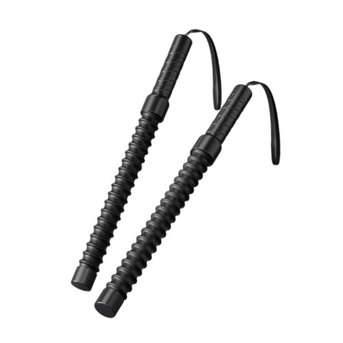 2 Pieces Battle Ropes Non Slip Handle Spring Sticks for Workout Gym Ex