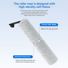 6pcs Roller Brush and HEPA Filter Set for MOVA Trouver 2.0/3.0 PRO Floor Scrubber Vacuum Cleaner Parts