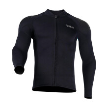 Wetsuit Top Wetsuit Jacket for Water Sports Canoeing Swimming Men Blac
