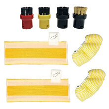 8PCS Steam Brush Nozzle Floor Cloth for SC1 SC2 SC3 SC4 SC5 Steam Vacuum Cleaner Replacement Parts