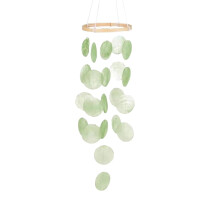 Shell Wind Chimes for Outside Garden Coastal Windchime Hangable Ornament Boho for Wife Girls Beach Home Indoor A