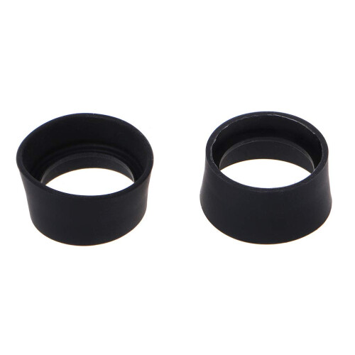 Rubber Eyepiece Cover Pair 3537mm Soft Cushioned Foldable Eye Shield for Binoculars and Microscopes