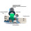 5Pcs  USB Fan Governor Wind Speed Controller Air Volume Regulator Cooling Mute Multi Function Fan Speed 6