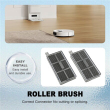 For Aqua10 Ultra RAK70 Cleaning Kit, Mop Cloth, Side Brush, Roller Brush, Main Brush, Filter, HEPA Filter