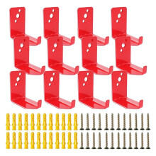 12 Pack Universal Fire Extinguisher Mount Bracket, Wall Hook Hanger for Office/Factory/Home, Supports to 20 Lb