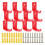 12 Pack Universal Fire Extinguisher Mount Bracket, Wall Hook Hanger for Office/Factory/Home, Supports  to 20 Lb 1