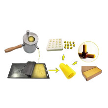 Beeswax Pouring Pot Stainless Steel Beeswax Melting Pot Wax Melter Pot Candle Tool Wax Boiling Pot Beekeeping Tool