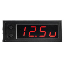 Reloj para AutomóVil Reloj Digital Automotriz Universal Fecha 3 en 1 Pantalla LCD Temperatura ElectróNica Ajuste Noctilucente Rojo