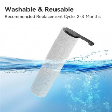 Replacement Roller Brush for JONR ED12 Pro Max Cordless Wet Dry Vacuum Cleaner Accessories Floor Scrubber Accessories A