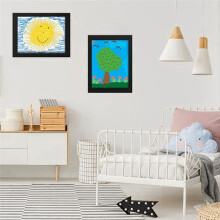 Kids Art Frames, 2 Pack Kids Artwork Frames Changeable, Artwork Display Storage A4 Picture Frames Front-Opening, Frames
