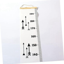 Baby Growth Chart Canvas,Wall Hanging Measuring Rulers for Kids Room Decor,Nursery Removable Height and Growth Chart