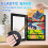 Kids Art Frames, 2 Pack Kids Artwork Frames Changeable, Artwork Display Storage A4 Picture Frames Front-Opening, Frames 5