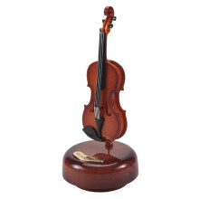 BoîTe à Musique Violon, Base Musicale Rotative, Instrument de BoîTe à Musique Classique, Cadeau pour les GarçOns Filles Anniversaire NoëL