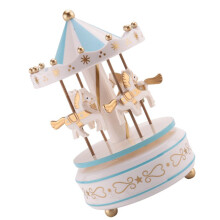 Music Box Merry Go Round Music Box Room Decorations Rotatable Wind Music Box Best Gifts Gift for Boys Girls B
