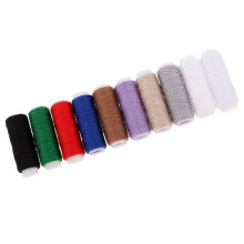 10 Spools Leather Jeans Sewing Thread Strong for Hand / Machine mixed