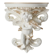Garden Corbel Home Decoration Living Room Shelf Wall Hanging Flower Pot Stereoscopic Flower Pot Art Angel Shape Statue A