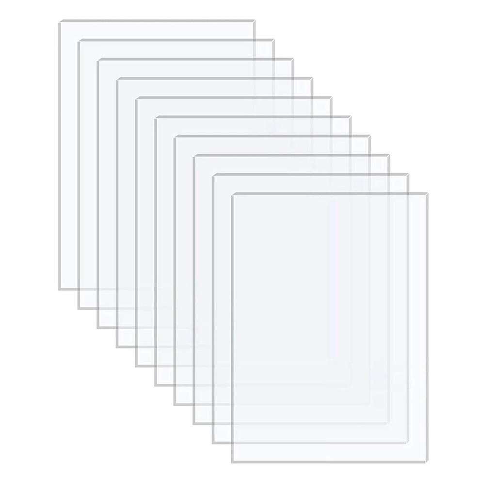 20Pc Acrylic Transparent Clear Plastic Sheet Acrylic Board Polymethyl Methacrylate For Project Picture Frame 4713132241185