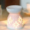 Ceramic Diffuser Candle Burner Ceramic Burning Essential Oils Diffusers Aromatic Lamp -Flower 8